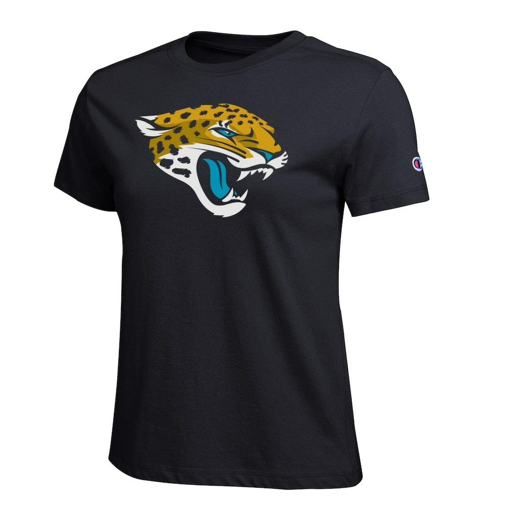 Jacksonville Jaguars Champion Women's Logo T-Shirt Black | NFL