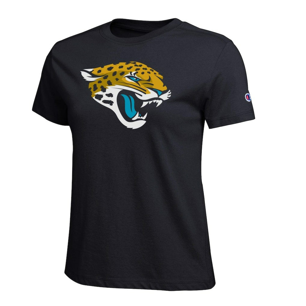 Jacksonville Jaguars Champion Women's Logo T-Shirt Black | NFL