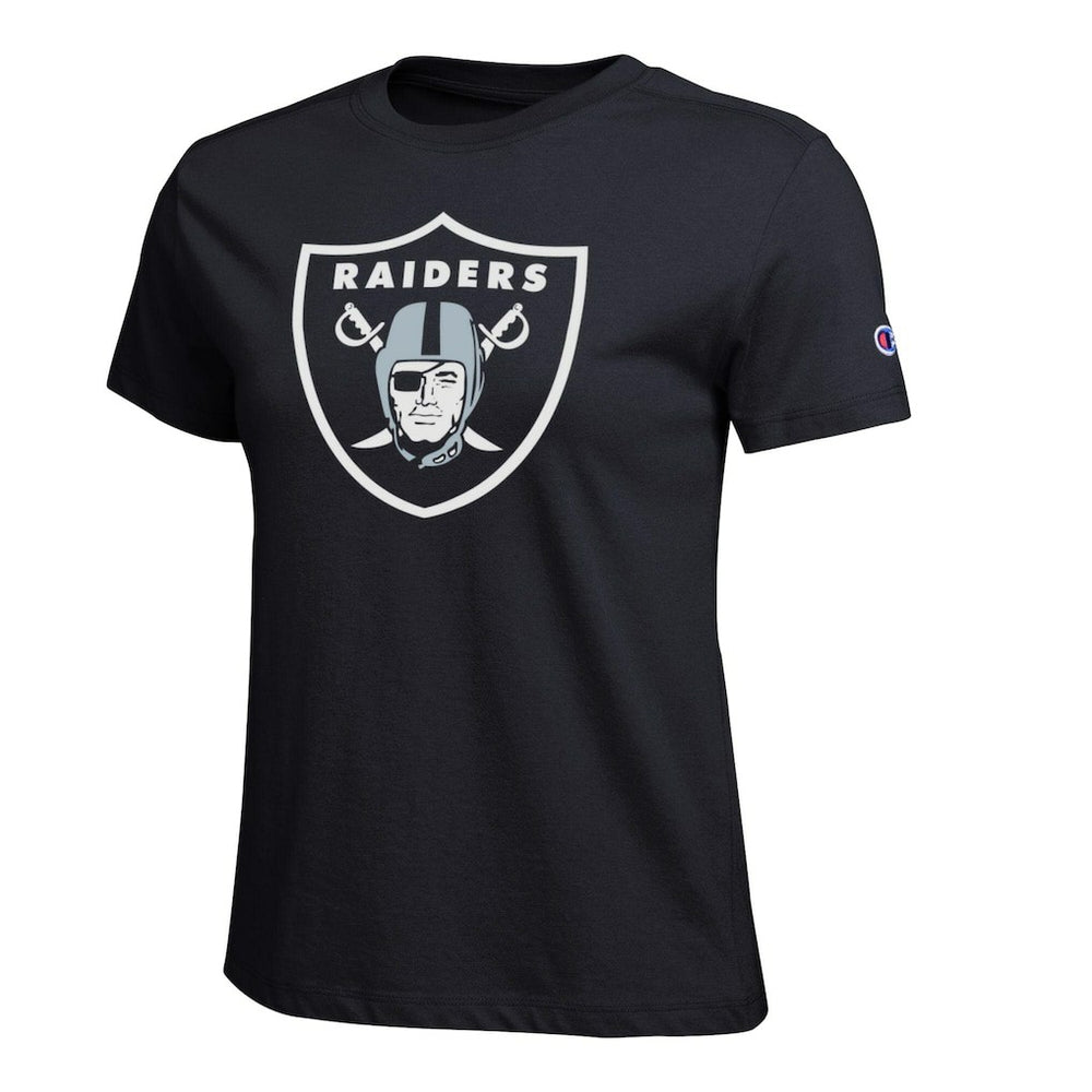 Las Vegas Raiders Champion Women's Logo T-Shirt Black | NFL