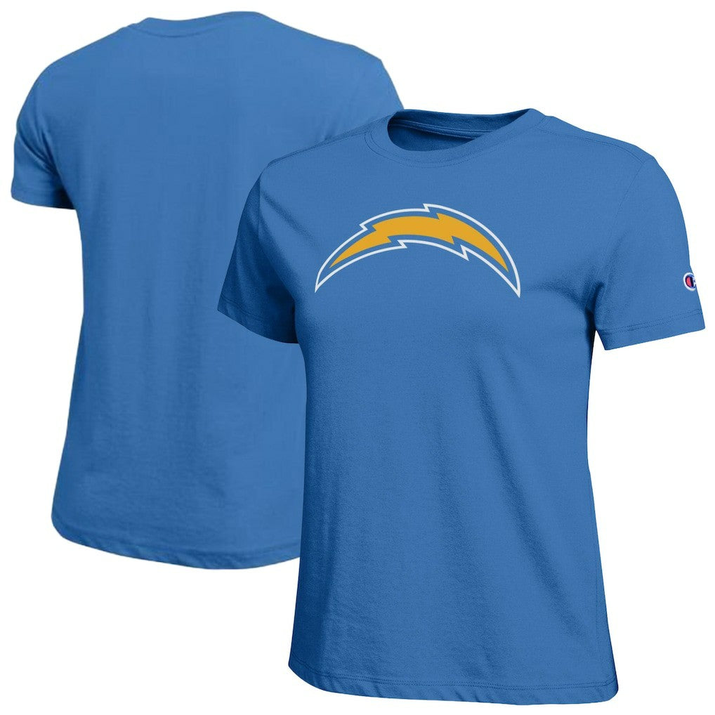 Los Angeles Chargers Champion Women's Logo T-Shirt Powder Blue | NFL