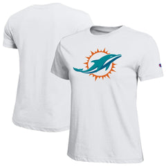 Miami Dolphins Champion Women's Logo T-Shirt White | NFL