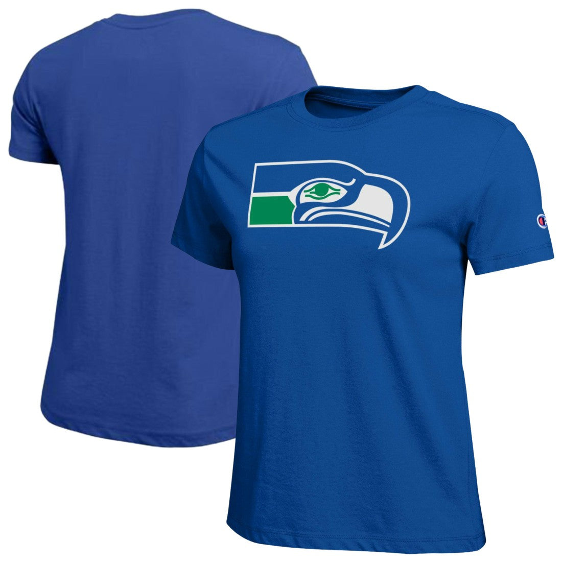 Seattle Seahawks Champion Women's Logo T-Shirt Royal | NFL