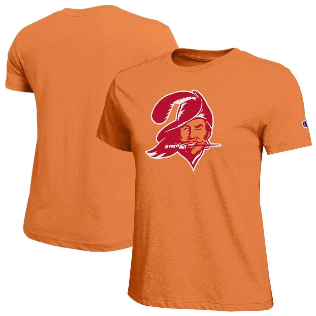 Tampa Bay Buccaneers Champion Women's Logo T-Shirt Orange | NFL