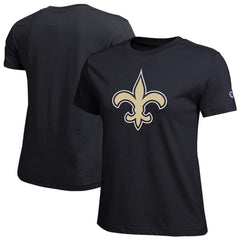 New Orleans Saints Champion Women's Logo T-Shirt Black | NFL