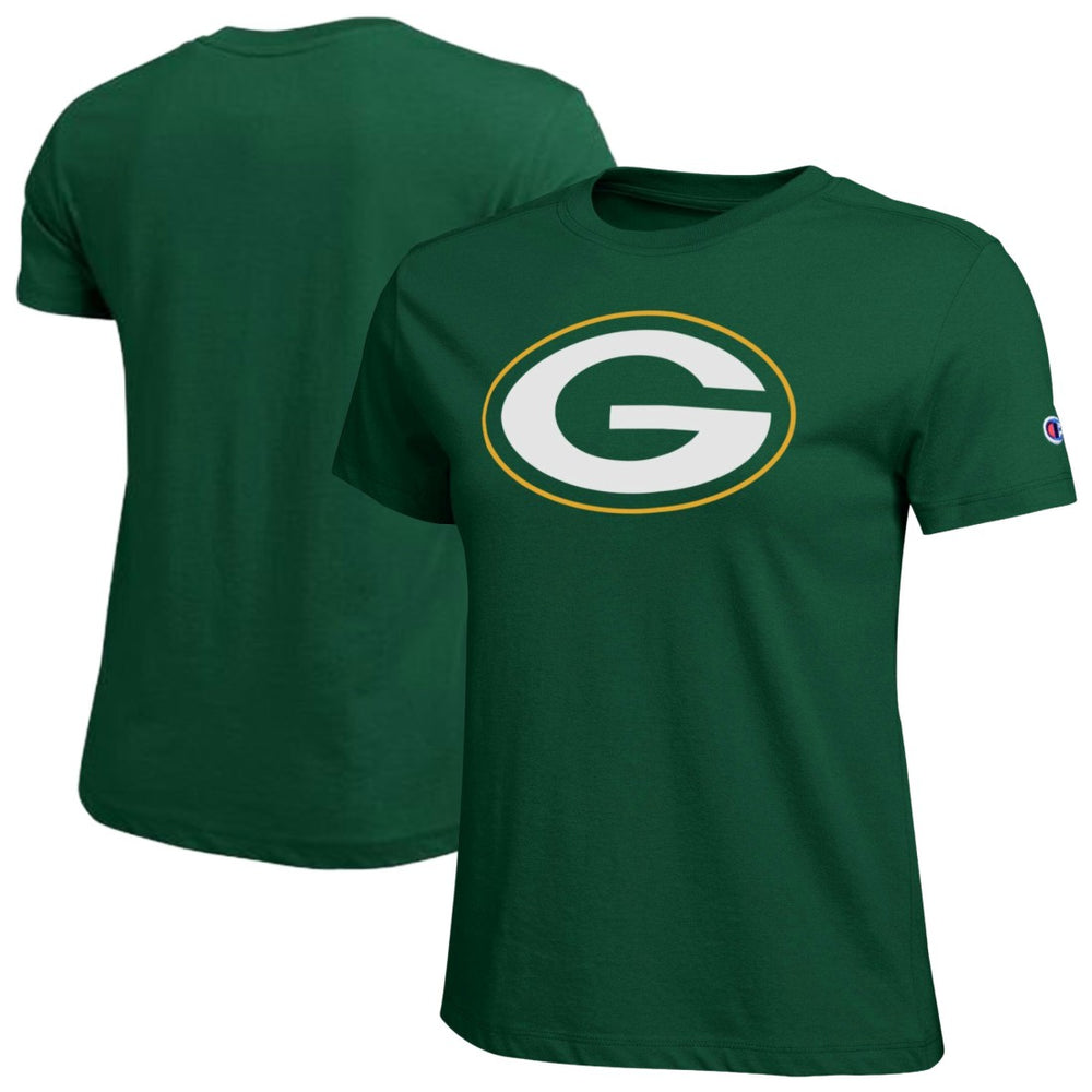 Green Bay Packers Champion Women's Logo T-Shirt Green | NFL