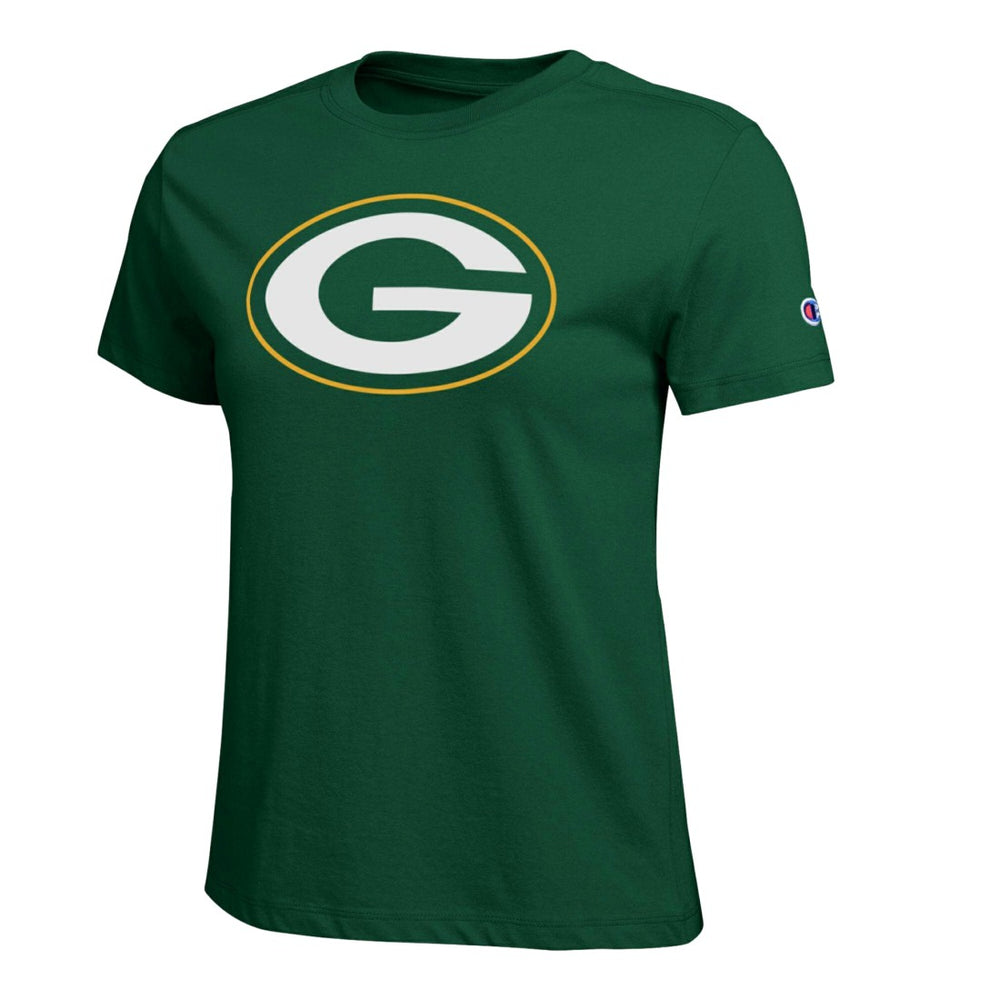 Green Bay Packers Champion Women's Logo T-Shirt Green | NFL