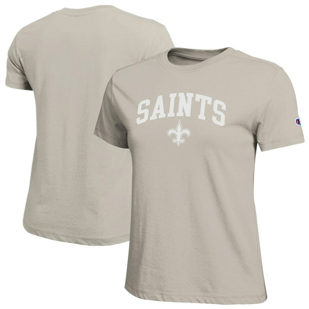 New Orleans Saints Champion Women's Cocoa Butter T-Shirt Light Brown | NFL