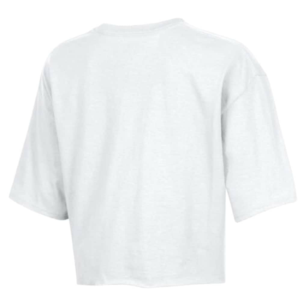 Jacksonville Jaguars Champion Women's Boyfriend Cropped T-Shirt White | NFL