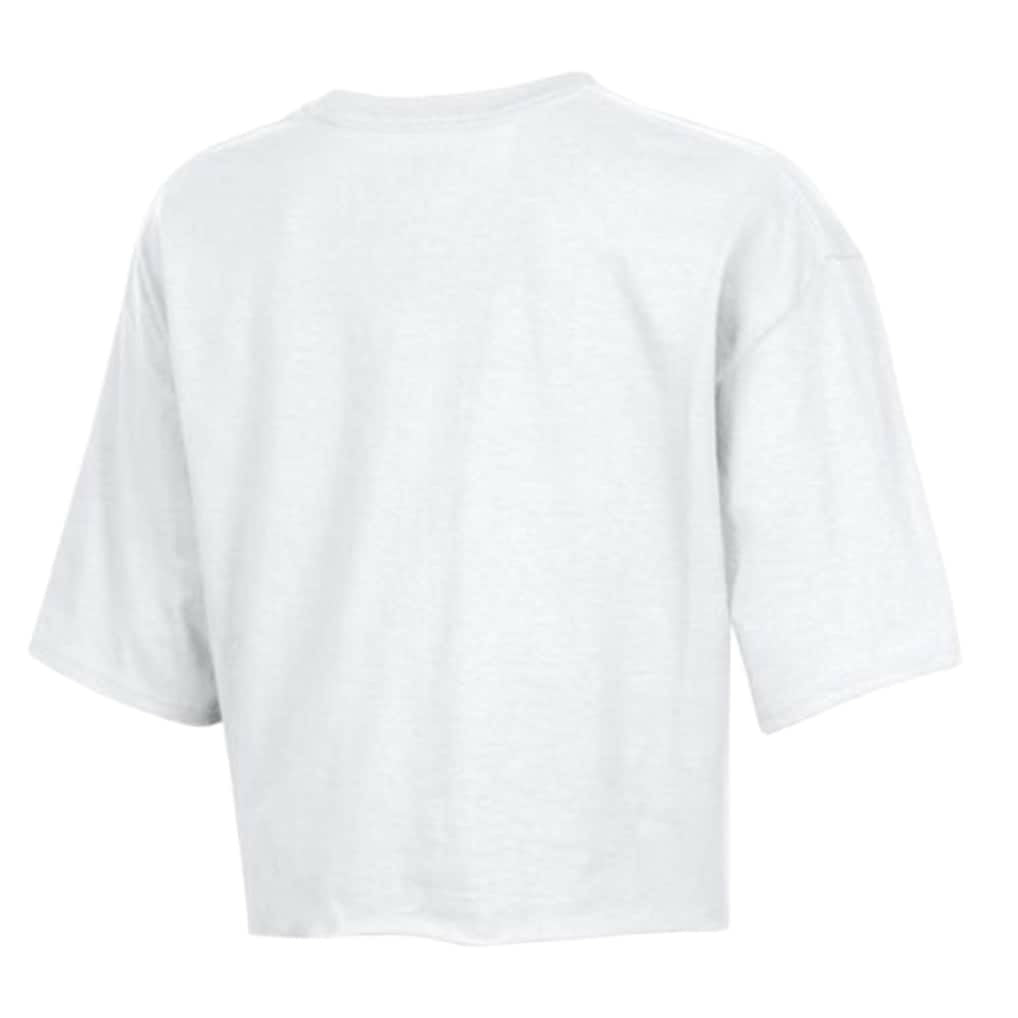 Miami Dolphins Champion Women's Boyfriend Cropped T-Shirt White | NFL