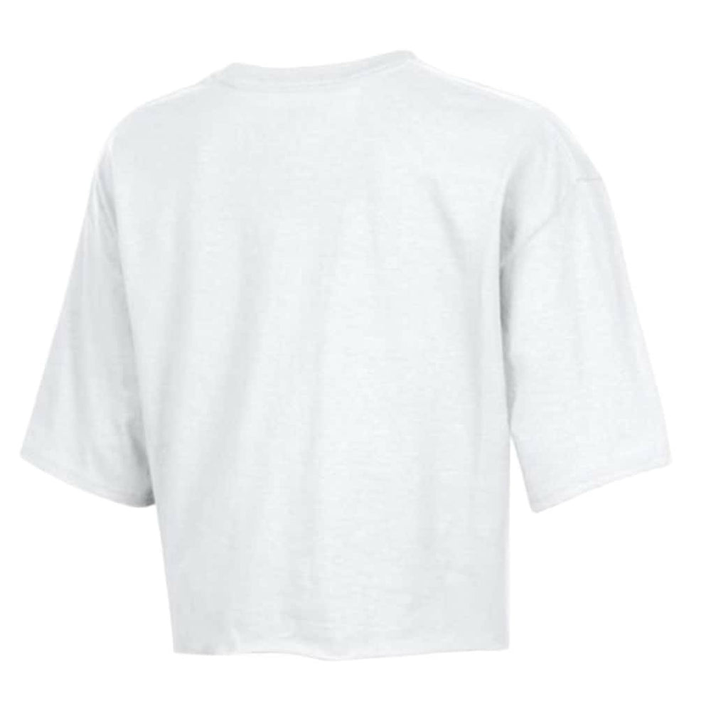 Miami Dolphins Champion Women's Boyfriend Cropped T-Shirt White | NFL