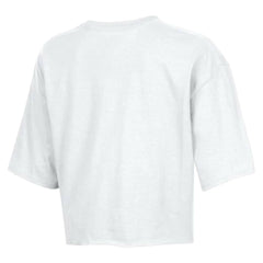 Chicago Bears Champion Women's Boyfriend Cropped T-Shirt White | NFL