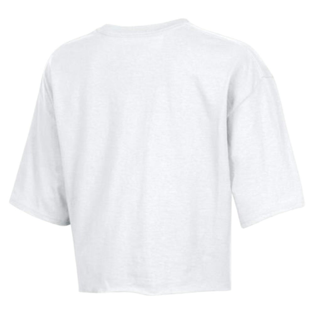 Tampa Bay Buccaneers Champion Women's Boyfriend Cropped T-Shirt White | NFL