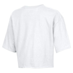 Tampa Bay Buccaneers Champion Women's Boyfriend Cropped T-Shirt White | NFL