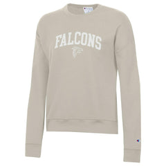 Atlanta Falcons Champion Women's Powerblend Cocoa Butter Fleece Sweatshirt Light Brown | NFL