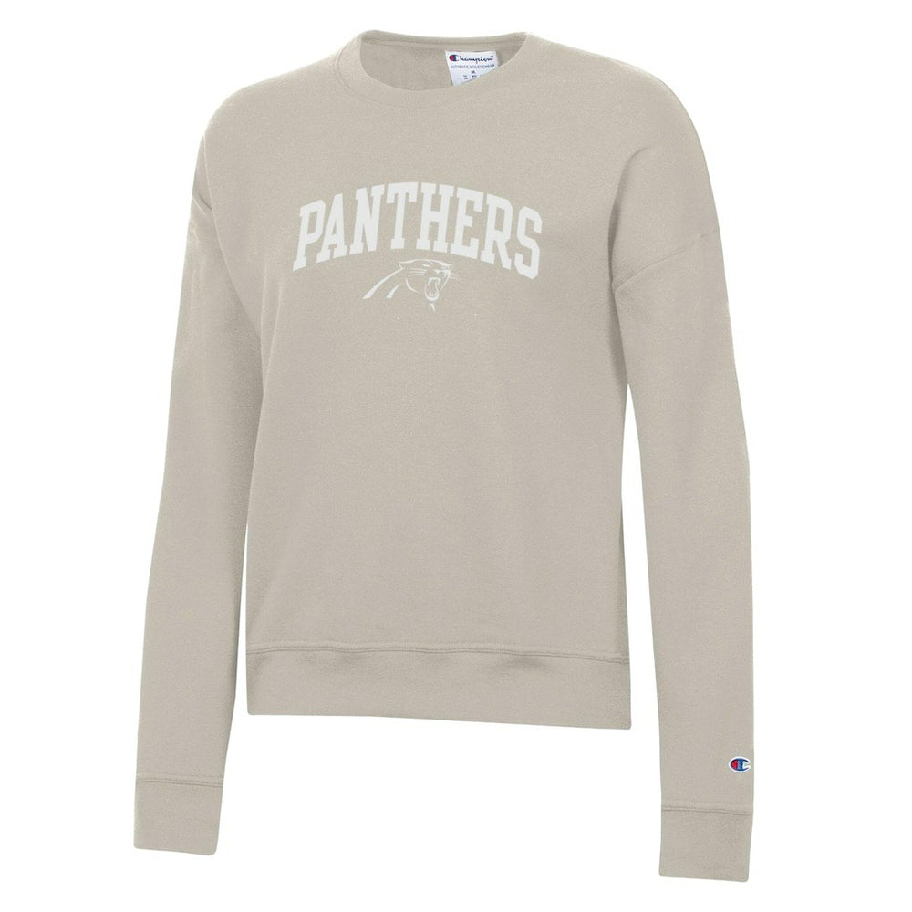 Carolina Panthers Champion Women's Powerblend Cocoa Butter Fleece Sweatshirt Light Brown | NFL