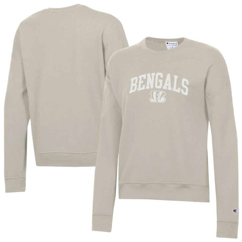 Cincinnati Bengals Champion Women's Powerblend Cocoa Butter Fleece Sweatshirt Light Brown | NFL