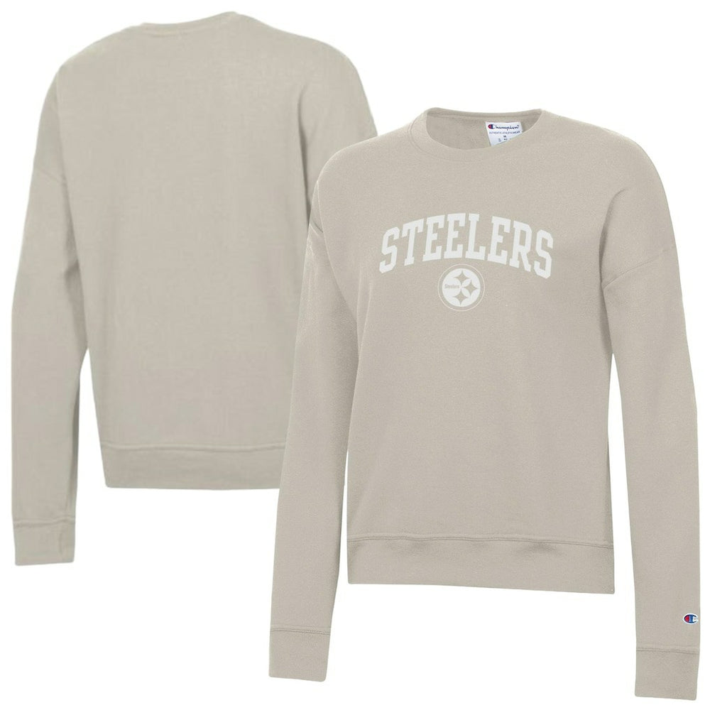 Pittsburgh Steelers Champion Women's Powerblend Cocoa Butter Fleece Sweatshirt Light Brown | NFL