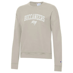 Tampa Bay Buccaneers Champion Women's Powerblend Cocoa Butter Fleece Sweatshirt Light Brown | NFL