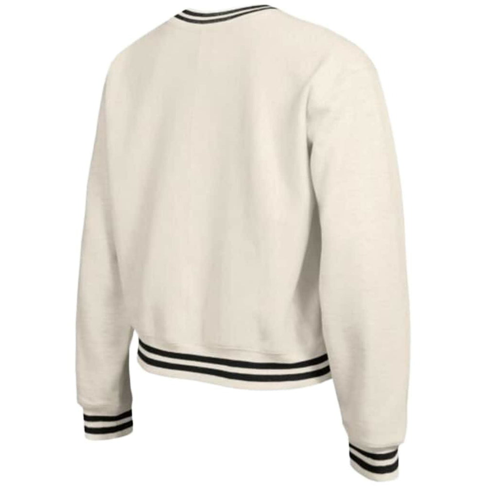 Carolina Panthers Champion Women's Reverse Weave Fleece Sweatshirt Cream | NFL