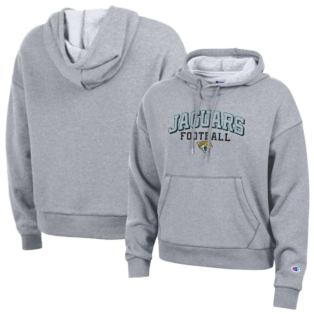 Jacksonville Jaguars Champion Women's Triumph Tri-Blend Hoodie Gray | NFL