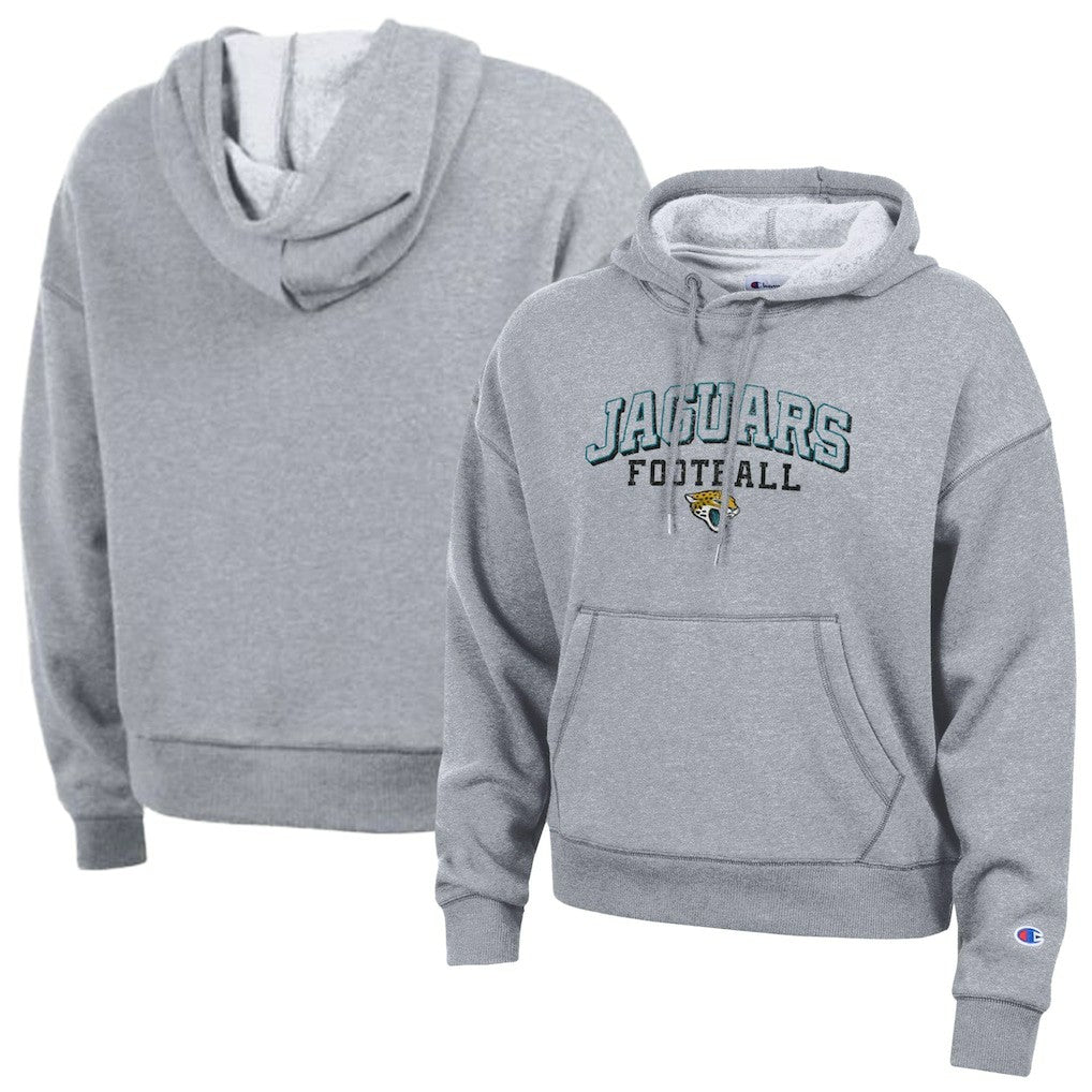 Jacksonville Jaguars Champion Women's Triumph Tri-Blend Hoodie Gray | NFL
