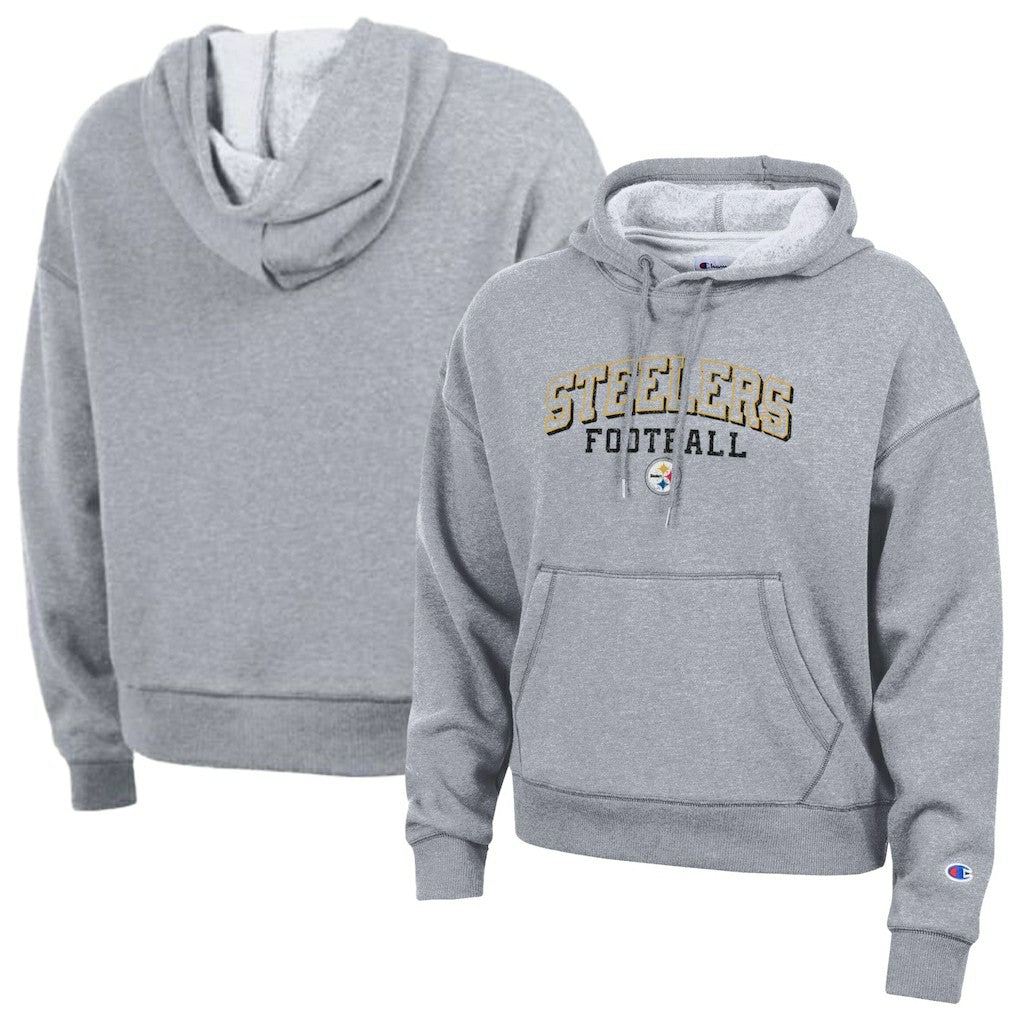 Pittsburgh Steelers Champion Women's Triumph Tri-Blend Hoodie Gray | NFL