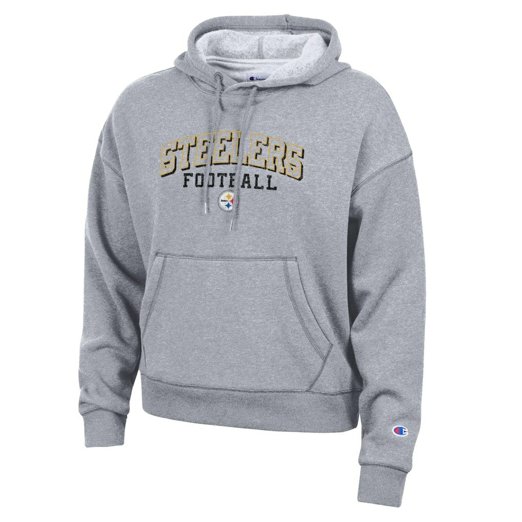 Pittsburgh Steelers Champion Women's Triumph Tri-Blend Hoodie Gray | NFL
