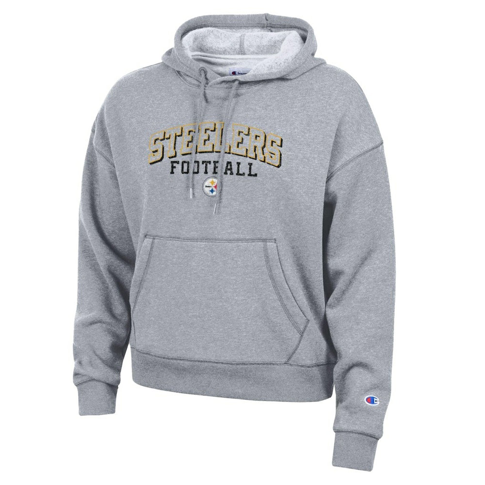 Pittsburgh Steelers Champion Women's Triumph Tri-Blend Hoodie Gray | NFL