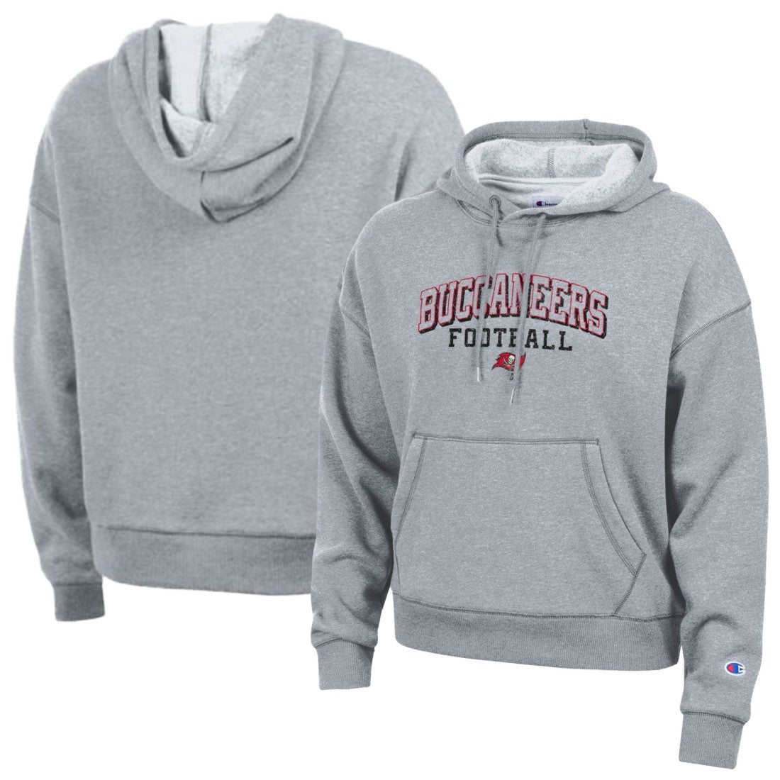 Tampa Bay Buccaneers Champion Women's Triumph Tri-Blend Hoodie Gray | NFL