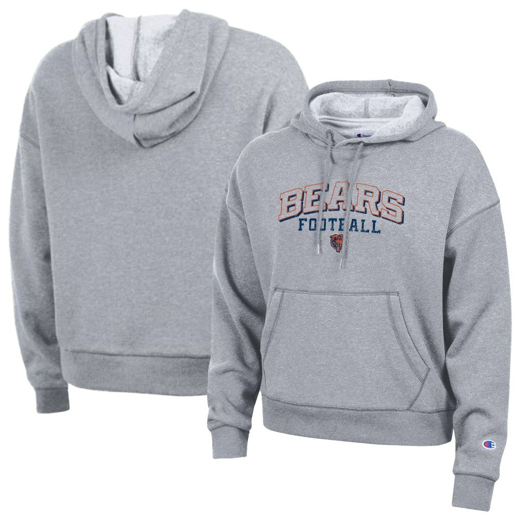 Chicago Bears Champion Women's Triumph Tri-Blend Hoodie Gray | NFL