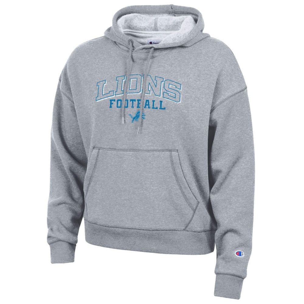 Detroit Lions Champion Women's Triumph Tri-Blend Hoodie Gray | NFL