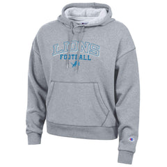 Detroit Lions Champion Women's Triumph Tri-Blend Hoodie Gray | NFL
