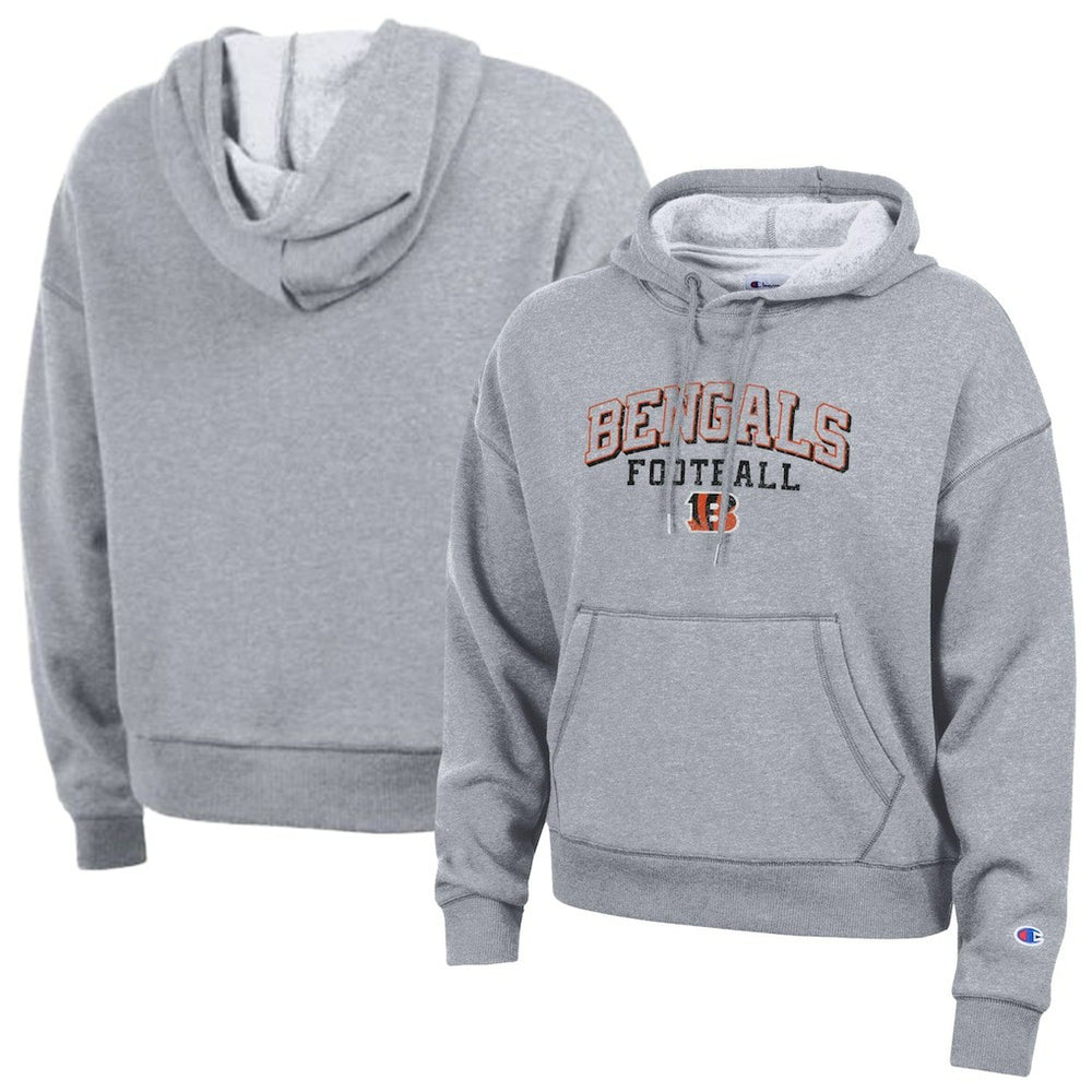 Cincinnati Bengals Champion Women's Triumph Tri-Blend Hoodie Gray | NFL