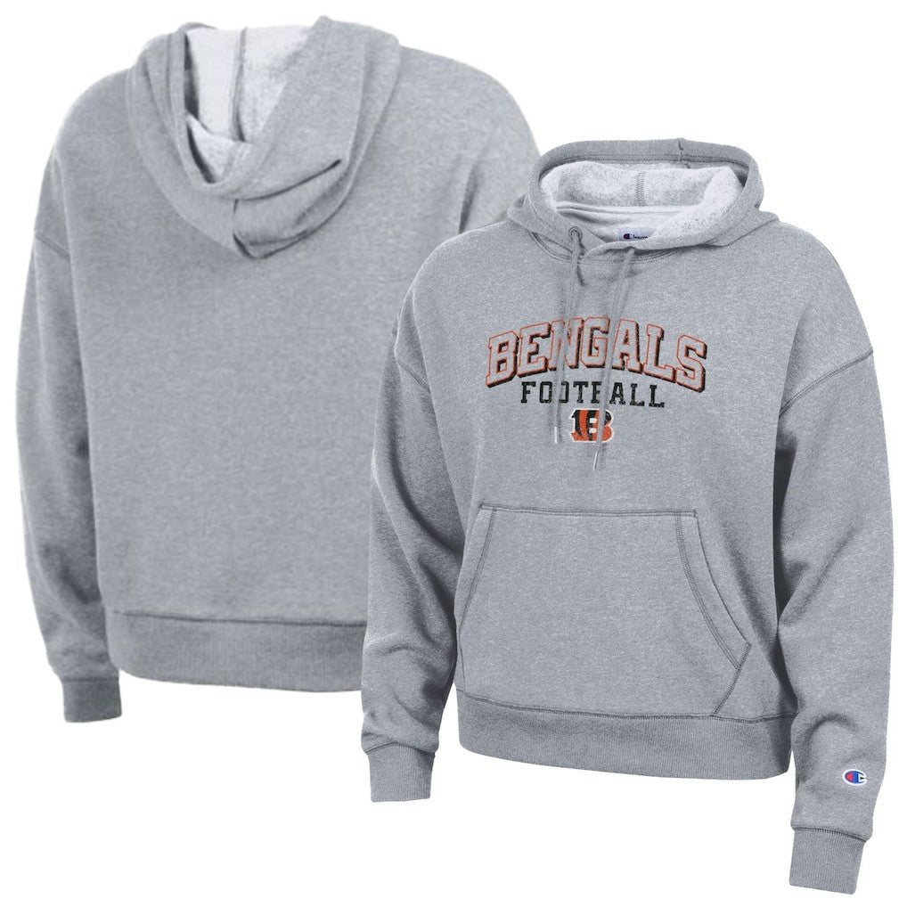 Cincinnati Bengals Champion Women's Triumph Tri-Blend Hoodie Gray | NFL