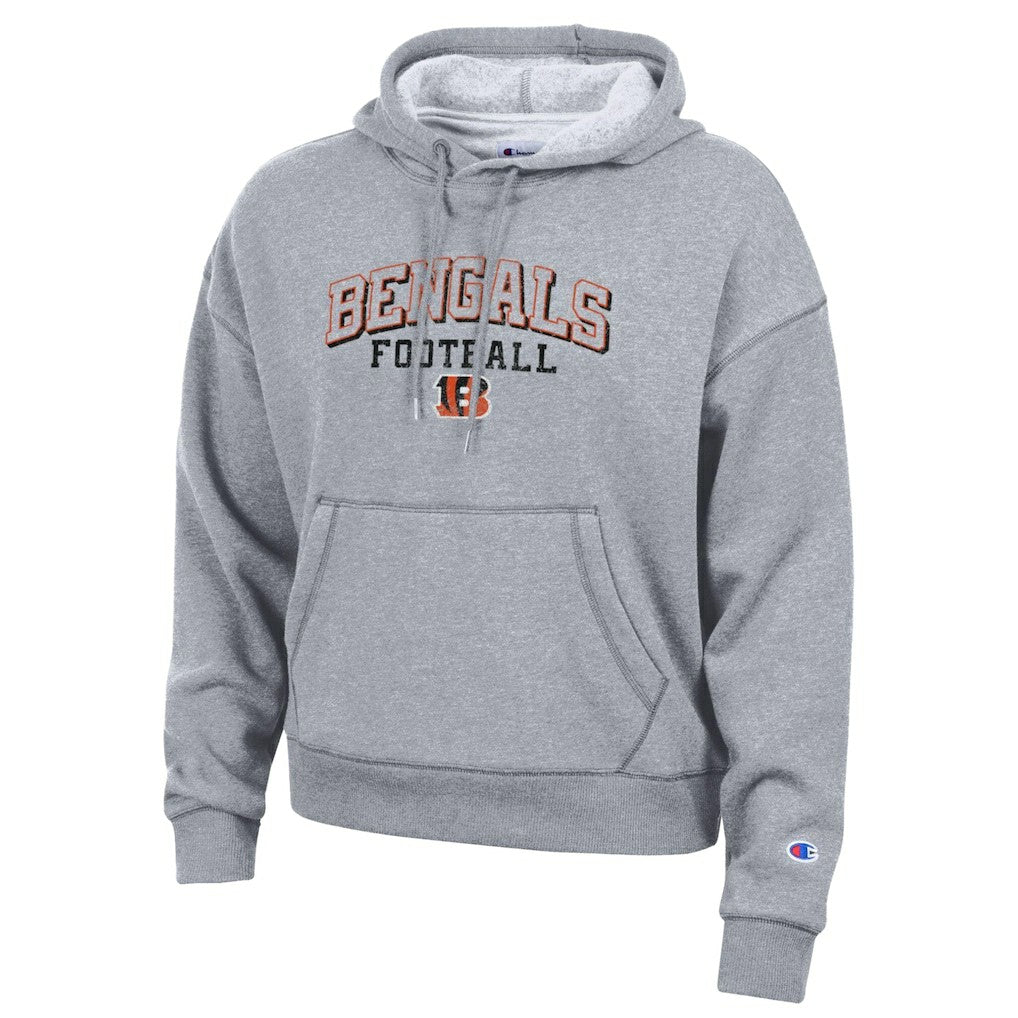 Cincinnati Bengals Champion Women's Triumph Tri-Blend Hoodie Gray | NFL