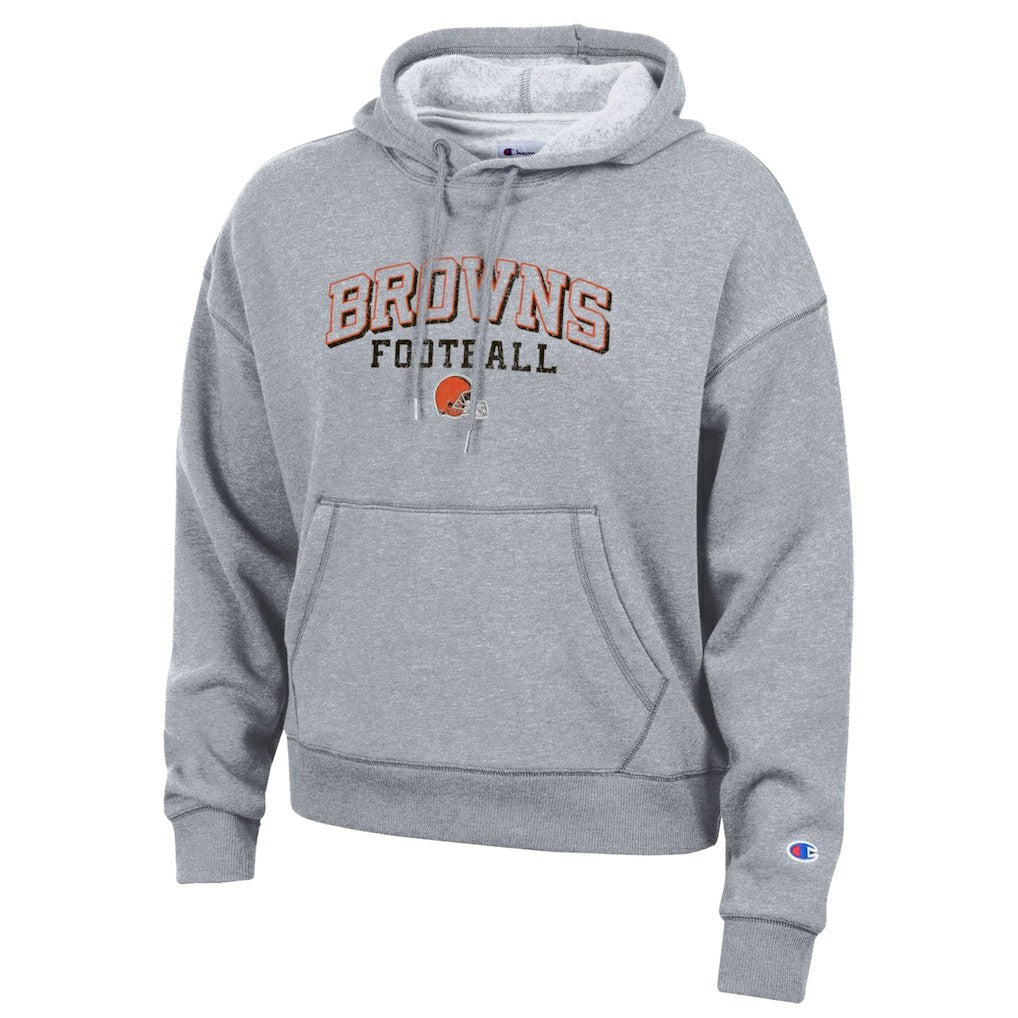 Cleveland Browns Champion Women's Triumph Tri-Blend Hoodie Gray | NFL