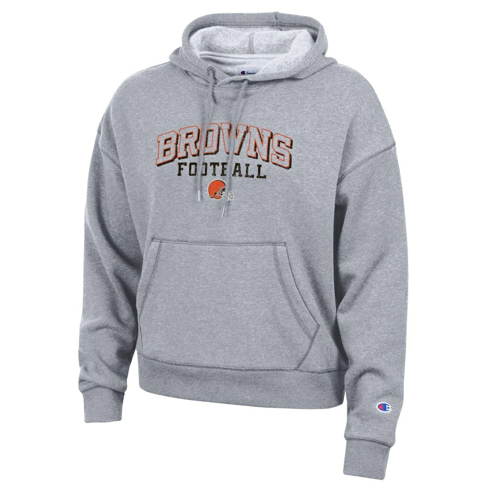 Cleveland Browns Champion Women's Triumph Tri-Blend Hoodie Gray | NFL