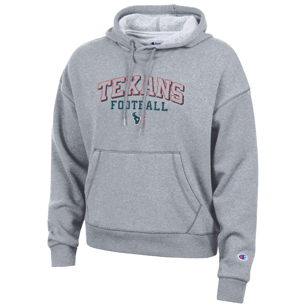 Houston Texans Champion Women's Triumph Tri-Blend Hoodie Gray | NFL