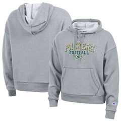 Green Bay Packers Champion Women's Triumph Tri-Blend Hoodie Gray | NFL