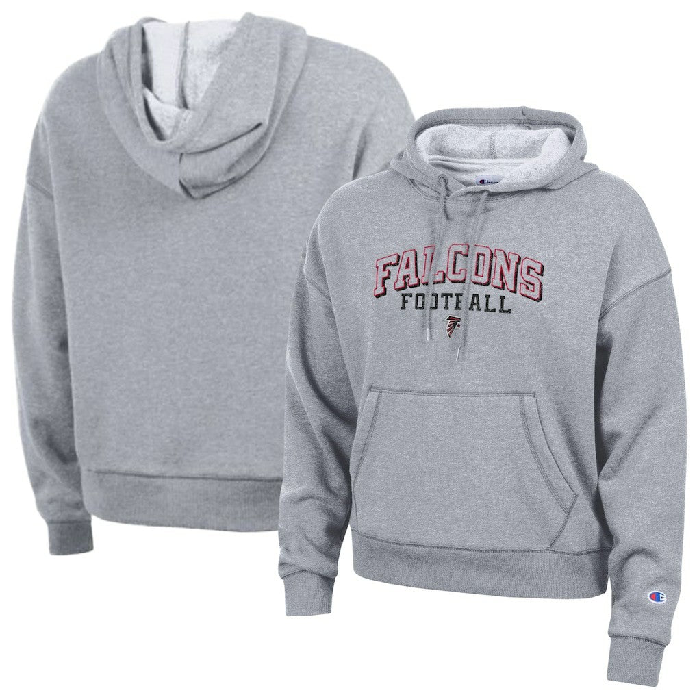 Atlanta Falcons Champion Women's Triumph Tri-Blend Hoodie Gray | NFL