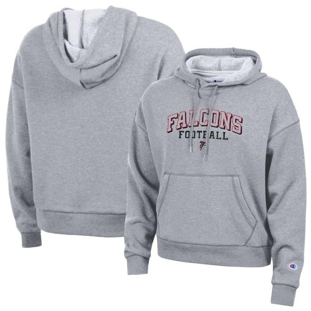 Atlanta Falcons Champion Women's Triumph Tri-Blend Hoodie Gray | NFL
