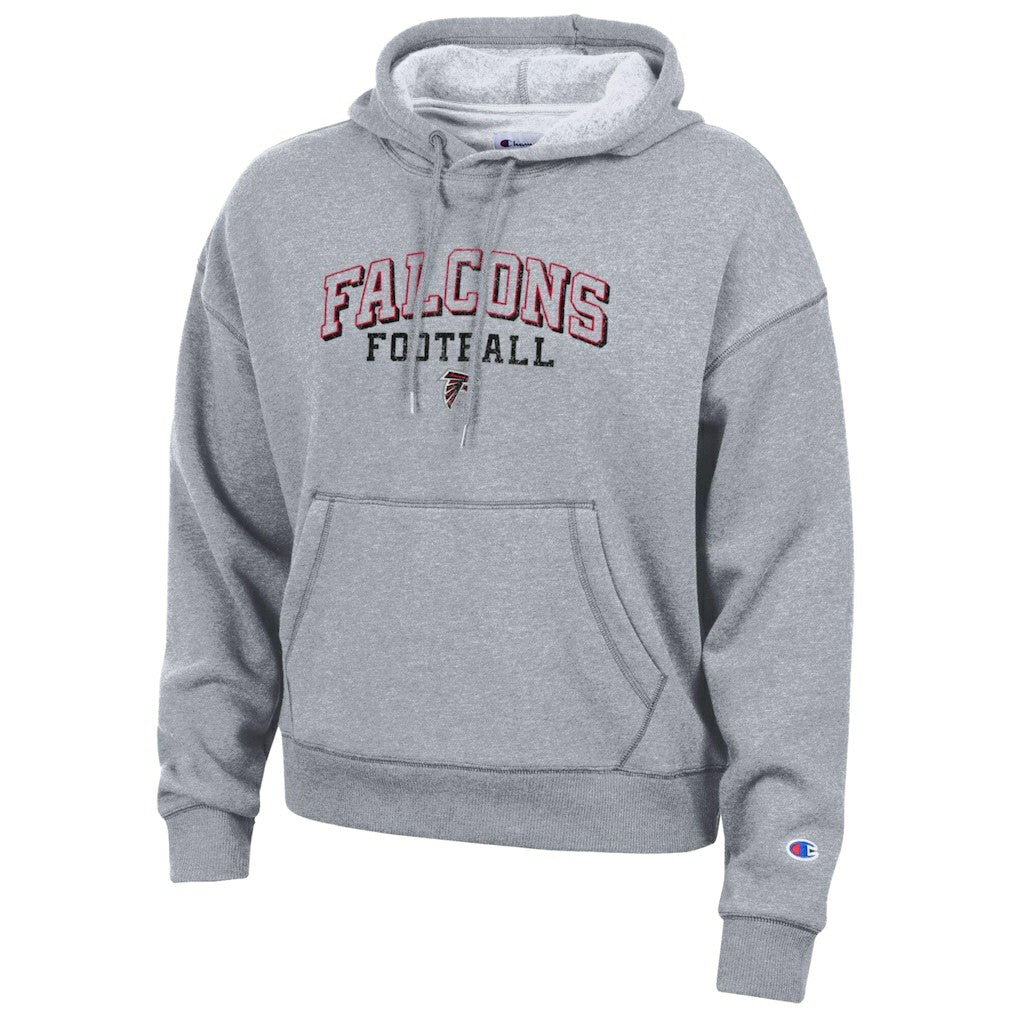 Atlanta Falcons Champion Women's Triumph Tri-Blend Hoodie Gray | NFL