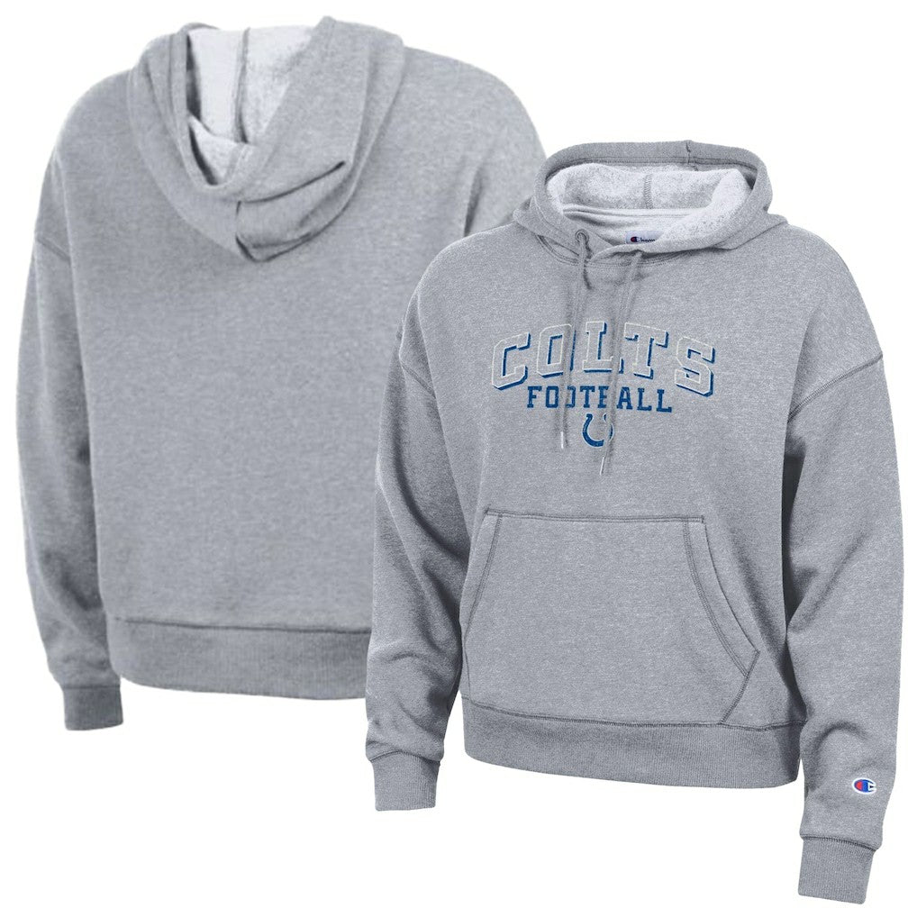 Indianapolis Colts Champion Women's Triumph Tri-Blend Hoodie Gray | NFL