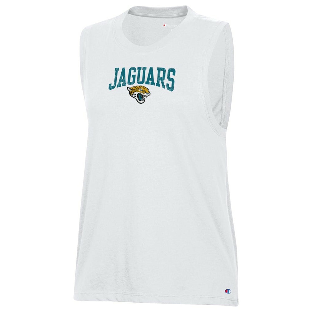 Jacksonville Jaguars Champion Women's Muscle Tank Top White | NFL