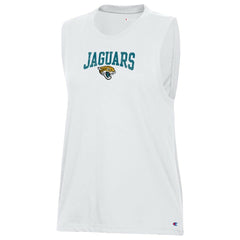 Jacksonville Jaguars Champion Women's Muscle Tank Top White | NFL