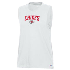 Kansas City Chiefs Champion Women's Muscle Tank Top White | NFL