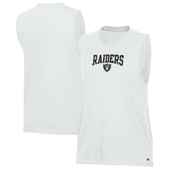 Las Vegas Raiders Champion Women's Muscle Tank Top White | NFL