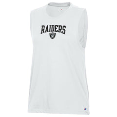 Las Vegas Raiders Champion Women's Muscle Tank Top White | NFL