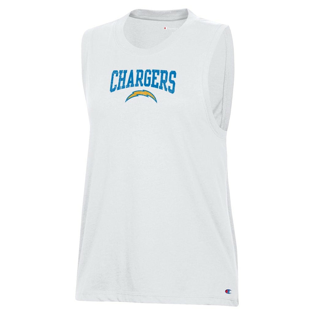 Los Angeles Chargers Champion Women's Muscle Tank Top White | NFL