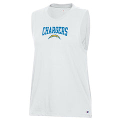 Los Angeles Chargers Champion Women's Muscle Tank Top White | NFL